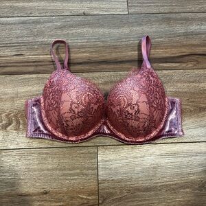 Victoria's Secret Push Up Very Sexy Lace Bra in Dusty Pink 38B